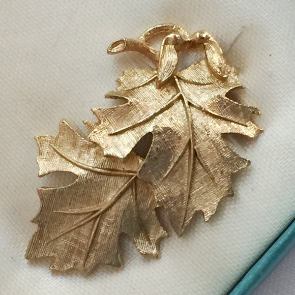 Lisner Maple Leaf Demi Parue In Original Box - Picture 6 of 8